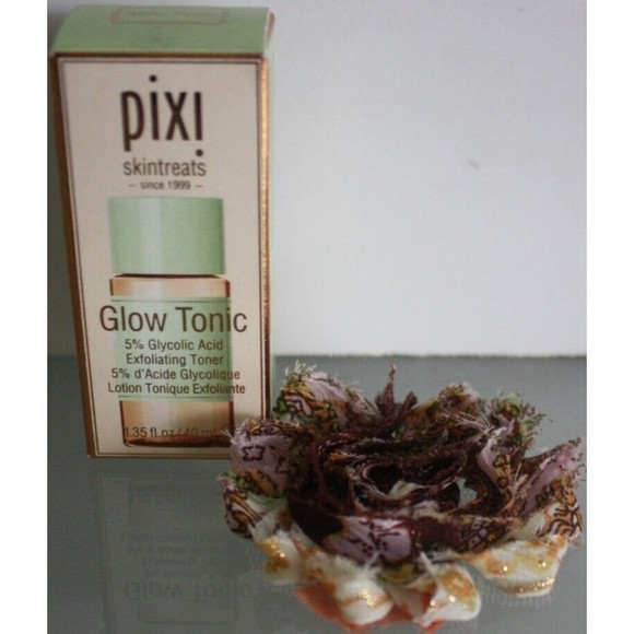 Pixi Skintreats Glow Tonic Exfoliating Toner 1.3 oz Face Skin Care Treatment NIB - Picture 1 of 5
